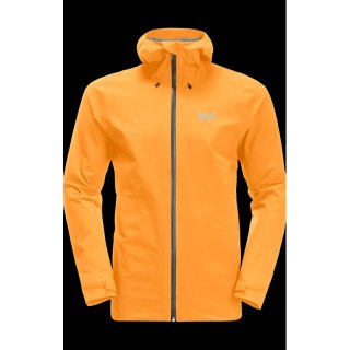 Kurtka przeciwdeszczowa męska Jack Wolfskin HIGHEST PEAK JACKET M orange pop (1115131_3087)