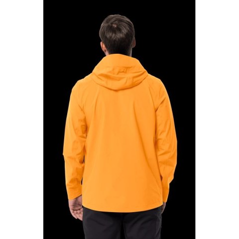Kurtka przeciwdeszczowa męska Jack Wolfskin HIGHEST PEAK JACKET M orange pop (1115131_3087)