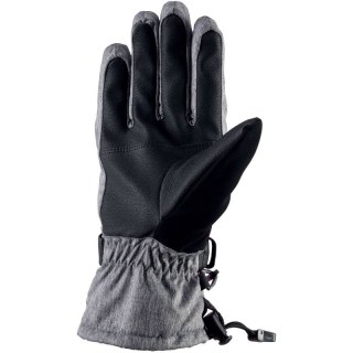 Rękawice narciarskie damskie Viking Ronda Ski Lady regulowane ściągaczem ocieplane szaro-różowe (113/20/5473/46)