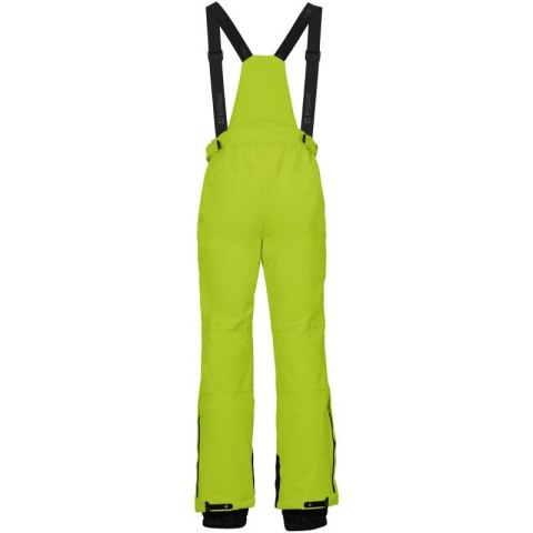 Spodnie narciarskie męskie Killtec Enosh zielony oddychające nieprzemakalne z regulowanymi szelkami żółte (30920/766)