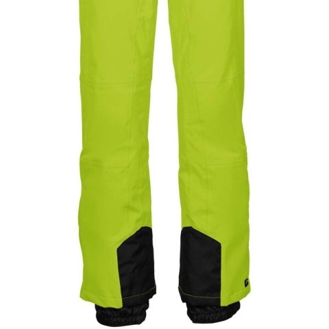 Spodnie narciarskie męskie Killtec Enosh zielony oddychające nieprzemakalne z regulowanymi szelkami żółte (30920/766)