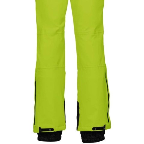 Spodnie narciarskie męskie Killtec Enosh zielony oddychające nieprzemakalne z regulowanymi szelkami żółte (30920/766)