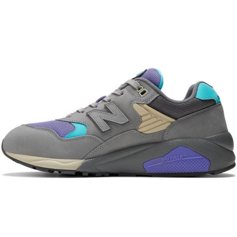 Buty męskie New Balance MT580VA2 RollBar szare sneakersy ze skóry zamszowej (MT580VA2)