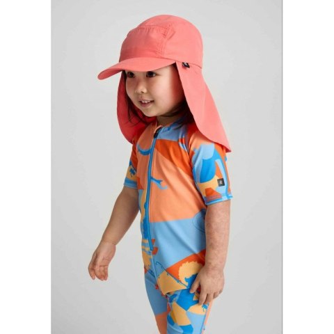 Kapelusz dziecięcy czapka z daszkiem Reima Biitsi przeciwsłoneczny czerwony (5300152A-3240)