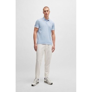 Koszulka Polo męska BOSS Paddy 1 Bright Purple regular fit błękitna (50512995-527)