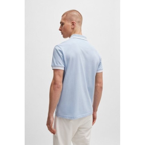 Koszulka Polo męska BOSS Paddy 1 Bright Purple regular fit błękitna (50512995-527)