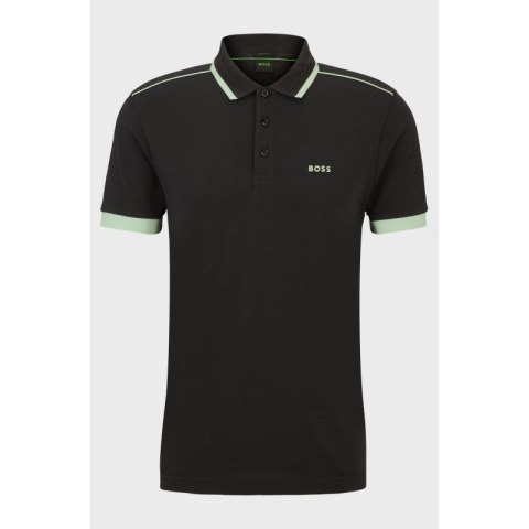 Koszulka Polo męska BOSS Paddy 1 Charcoal regular fit czarna (50512995-016)