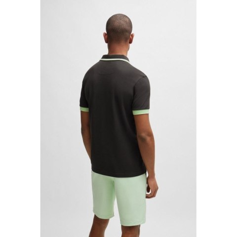 Koszulka Polo męska BOSS Paddy 1 Charcoal regular fit czarna (50512995-016)