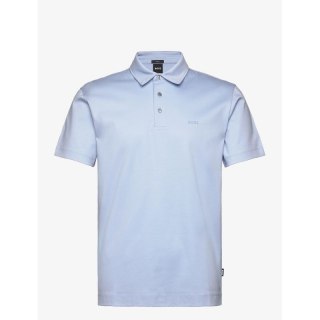 Koszulka Polo męska BOSS Palosh 30 AZZURRO slim fit niebieski (50471335-450)
