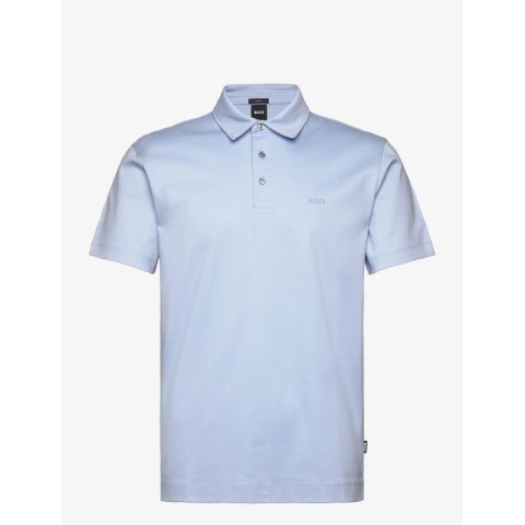 Koszulka Polo męska BOSS Palosh 30 AZZURRO slim fit niebieski (50471335-450)