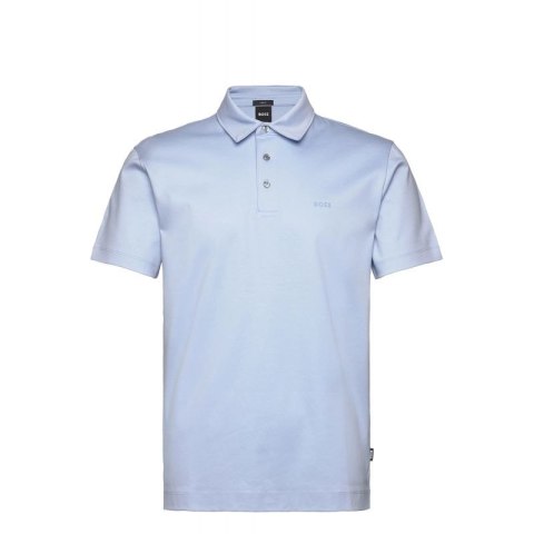 Koszulka Polo męska BOSS Palosh 30 AZZURRO slim fit niebieski (50471335-450)