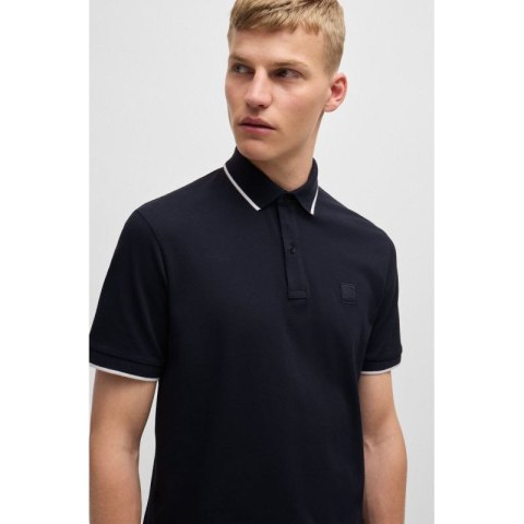 Koszulka Polo męska BOSS Passertip BLU slim fit granatowa (50507699-404)