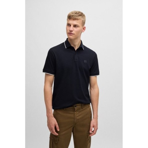 Koszulka Polo męska BOSS Passertip BLU slim fit granatowa (50507699-404)