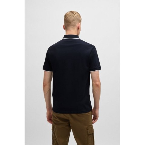 Koszulka Polo męska BOSS Passertip BLU slim fit granatowa (50507699-404)