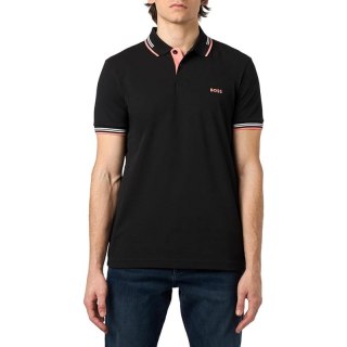 Koszulka Polo męska BOSS Paul NERO slim fit czarna (50506193-003N)