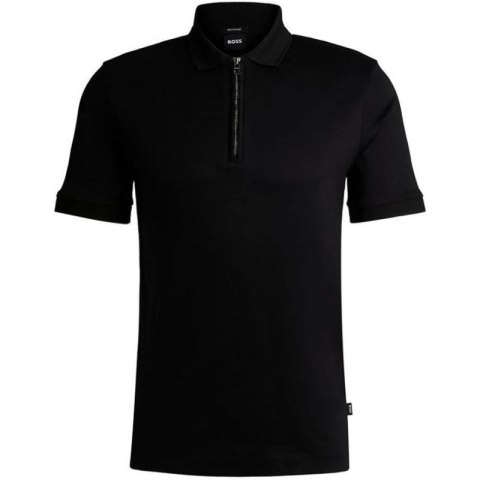 Koszulka Polo męska BOSS Polston 11 NERO slim fit czarna (50513375-001)