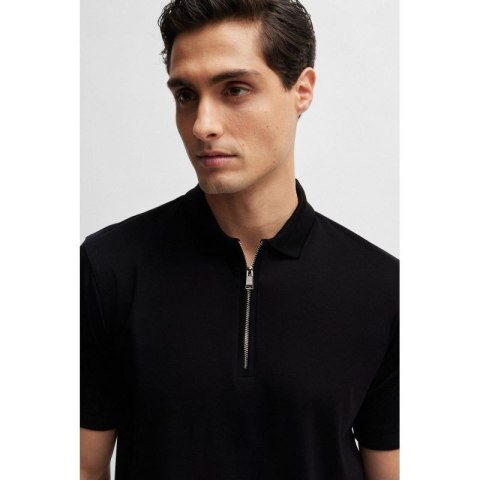 Koszulka Polo męska BOSS Polston 11 NERO slim fit czarna (50513375-001)
