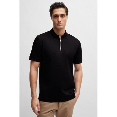 Koszulka Polo męska BOSS Polston 11 NERO slim fit czarna (50513375-001)