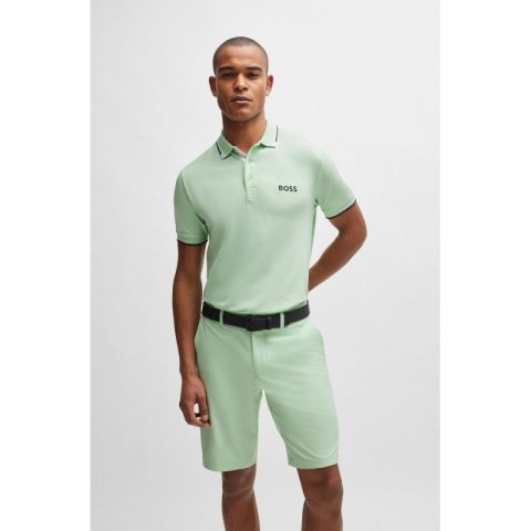 Koszulka Polo męska Boss Paddy Pro Open Green regular fit zielona (50469102-388)