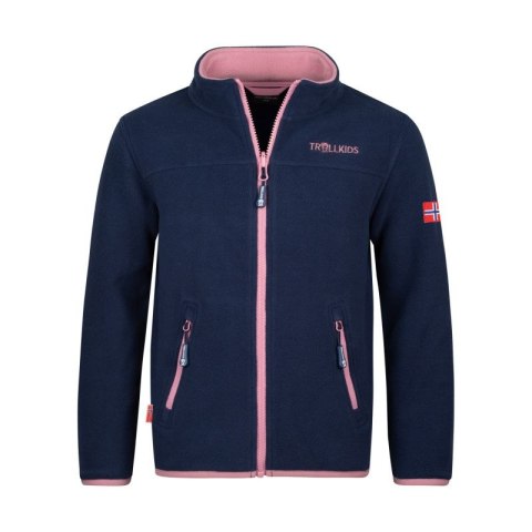 Kurtka polarowa Trollkids Girls Oppdal Jacket XT dla dziewczynki (415-166)