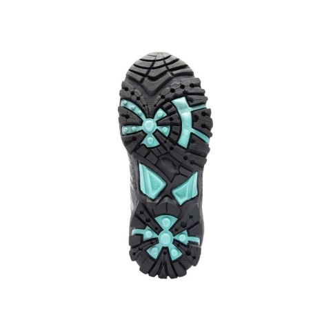 Wodoodporne buty turystyczne dziecięce dla chłopca/dziewczynki Trollkids Kids Trolltunga Hiker Low anthracite/mint (155-609)