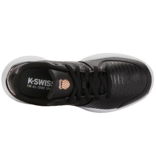 Buty sportowe damskie K-Swiss Court Express HB sneakersy tenisowe czarne (96750-059-M)