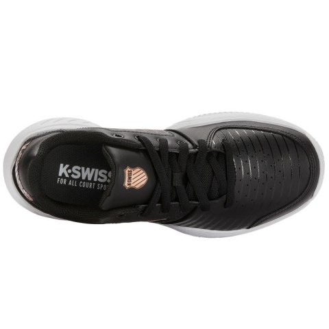 Buty sportowe damskie K-Swiss Court Express HB sneakersy tenisowe czarne (96750-059-M)