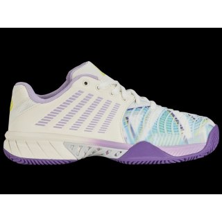 Buty sportowe damskie K-Swiss Express Light 3 Padel sneakersy białe/fioletowe (98900-182-M)