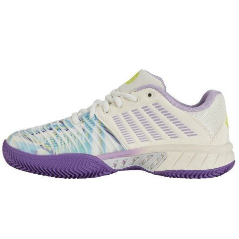 Buty sportowe damskie K-Swiss Express Light 3 Padel sneakersy białe/fioletowe (98900-182-M)