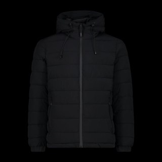 Kurtka zimowa męska CMP sportowa z kapturem ocieplana czarna (34K0167/U901)