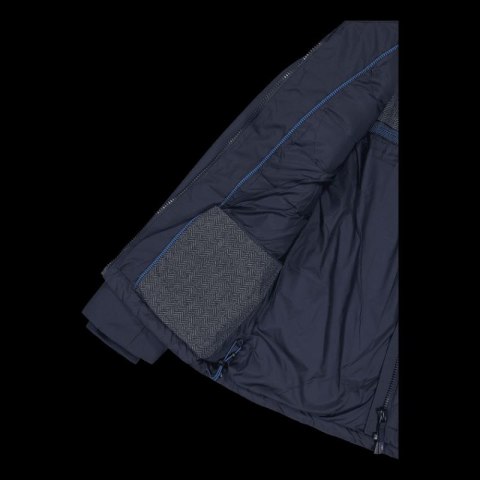 Kurtka zimowa męska CMP z kapturem sportowa ocieplana granatowa (34K0147/N950)