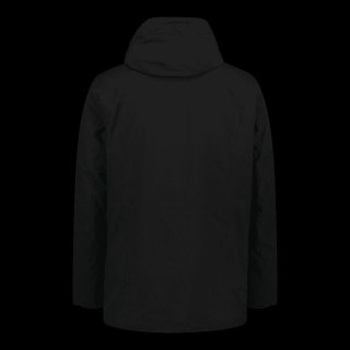 Kurtka zimowa sportowa męska długa CMP płaszcz z kapturem czarny (34K0157/U901)