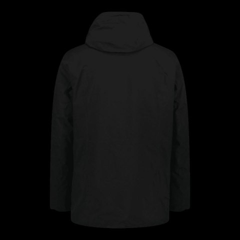 Kurtka zimowa sportowa męska długa CMP płaszcz z kapturem czarny (34K0157/U901)