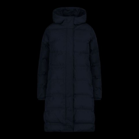 Płaszcz na zimę z kapturem damski CMP kurtka ocieplana wodoodporna czarna (34K0096/N950)