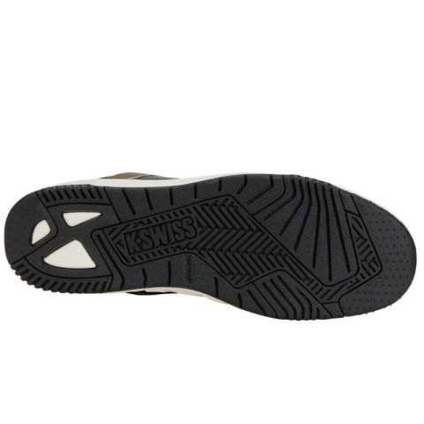 Sneakersy męskie K-Swiss Match Pro LTH skórzane buty sportowe czarne/brązowe (08905-003-M)