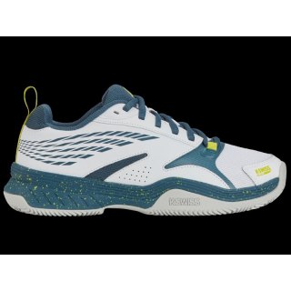 Sneakersy męskie K-Swiss Speedex Padel buty sportowe treningowe białe/niebieskie (09084-163-M)
