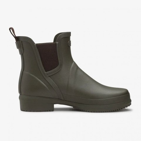 Kalosze damskie gumowe Viking Gyda trzewiki zielone wodoodporne (1-37500-4)