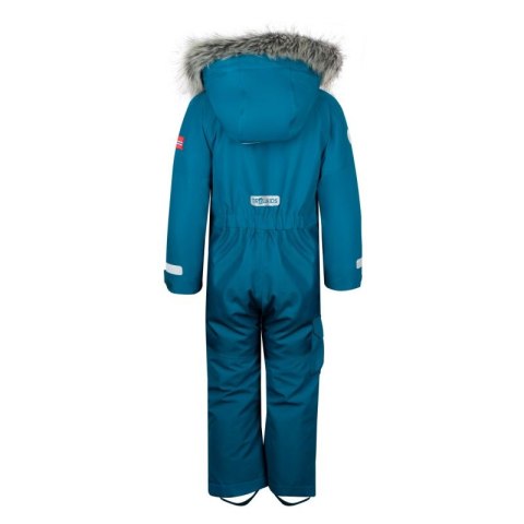 Kombinezon śnieżny dla dziewczynki/chłopca Trollkids Kids Kirkenes Snowsuit wodoodporny niebieski (387-174)