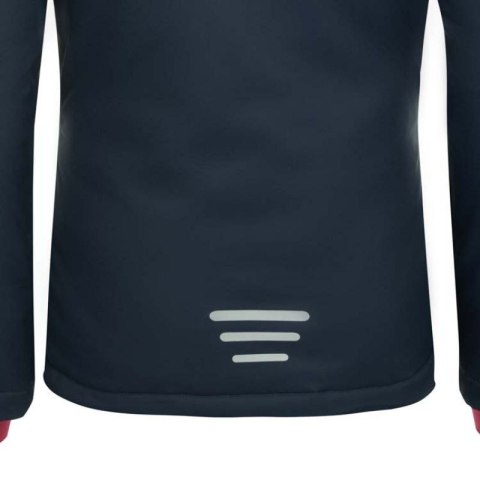 Kurtka z kapturem dziewczęca Trollkids Girls Hallingdal Jacket z kapturem granatowa/różowa (223-114)