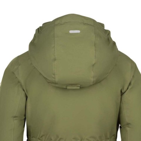 Kurtka z kapturem zimowa dziecięca Trollkids Girls Alesund Coat wodoodporna puchowa zielona (301-323)