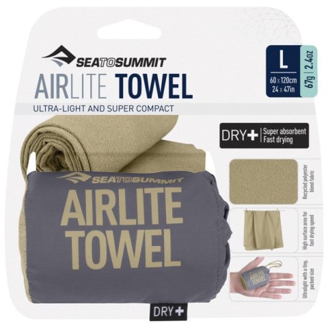 Ręcznik szybkoschnący Sea To Summit Airlite Towel turystyczny na siłownię trening (AAIR/DS)