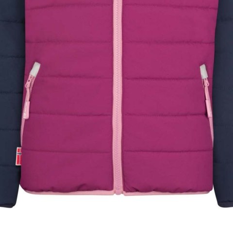 Kurtka ocieplana dziecięca Trollkids Kids Hafjell Snow Jacket PRO z kapturem woodoodporna różowa (514-182)