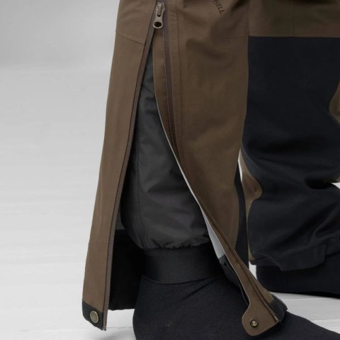 Spodnie trekkingowe męskie Fjällräven Keb Insulated Trousers M outdoorowe czarne (F12200194-550)