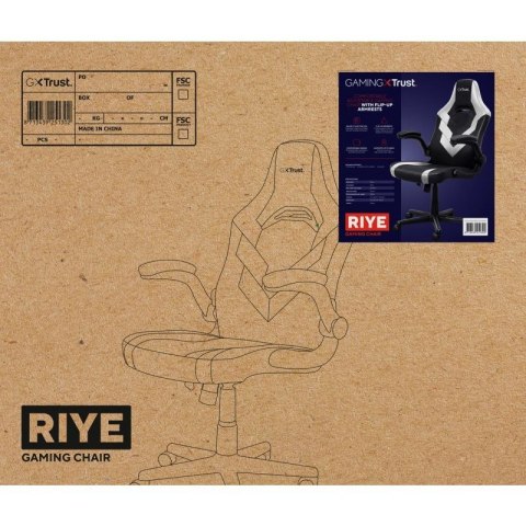 Fotel gamingowy TRUST GXT703W RIYE GAMING CHAIR WHITE