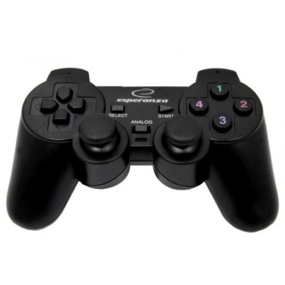 Gamepad Esperanza EG102 (PC, PS3; kolor czarny)