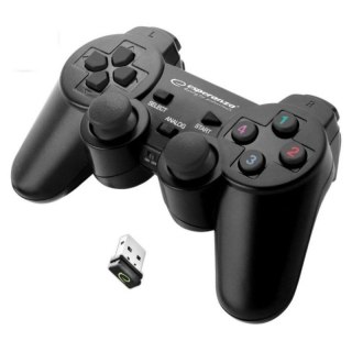 Gamepad bezprzewodowy Esperanza EGG108K (PC, PS3; kolor czarny)