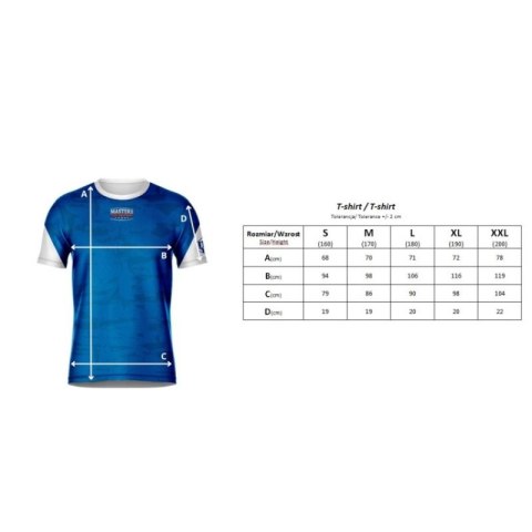 Koszulka treningowa MASTERS (WAKO APPROVED)