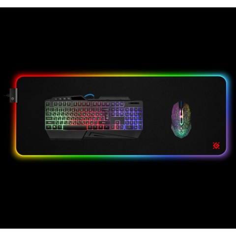 DEFENDER PODKŁADKA GAMING ULTRA LIGHT LED 900X350X4MM 50566