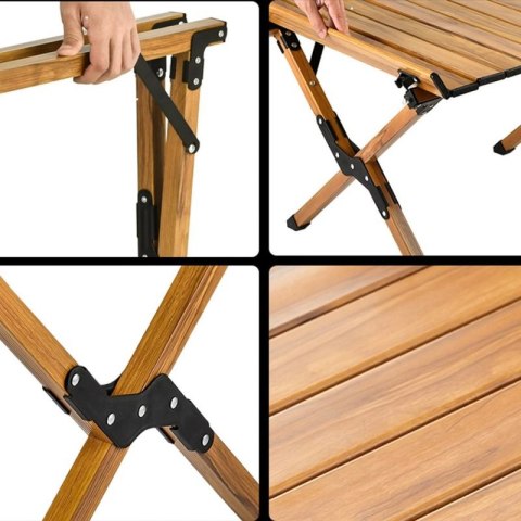 PROMIS STÓŁ TURYSTYCZNY, SKLADANY, ZWIJANY ST90