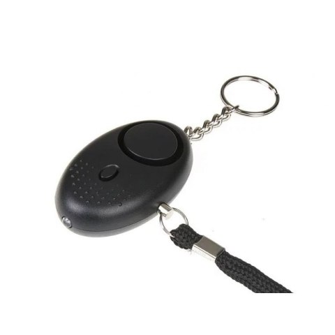 Alarm osobisty GUARD Scorpion z latarką LED, czarny, syrena 120dB (YC-003-BL)